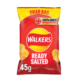 Walkers Ready Salted Grab Bag 45g (British)