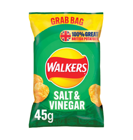 Walkers Salt & Vinegar Grab Bag 45g (British)