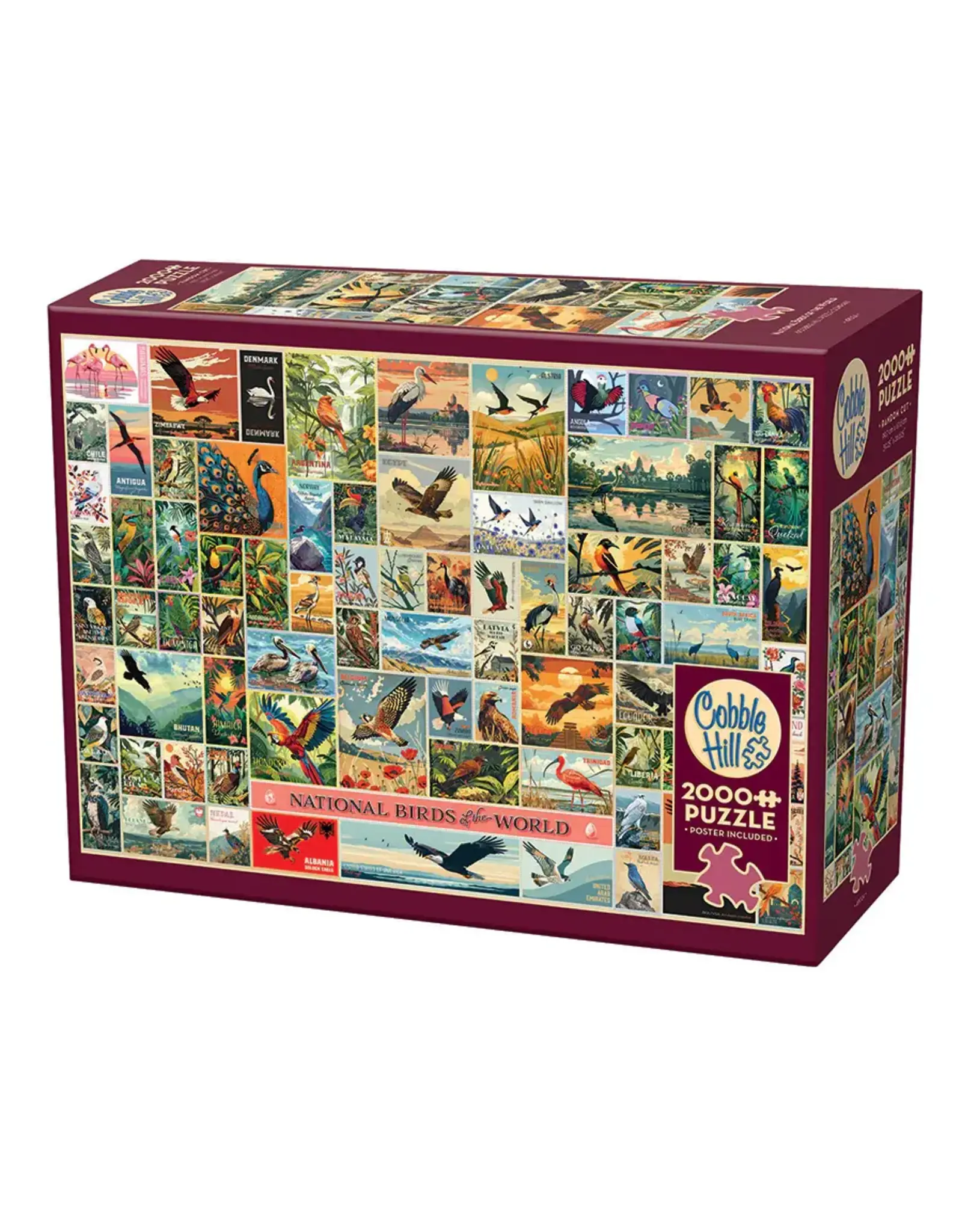 Cobble Hill National Birds of the World 2000pc