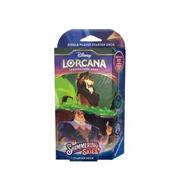 Ravensburger Disney Lorcana : Shimmering Skies Starter Deck - Emerald & Steel