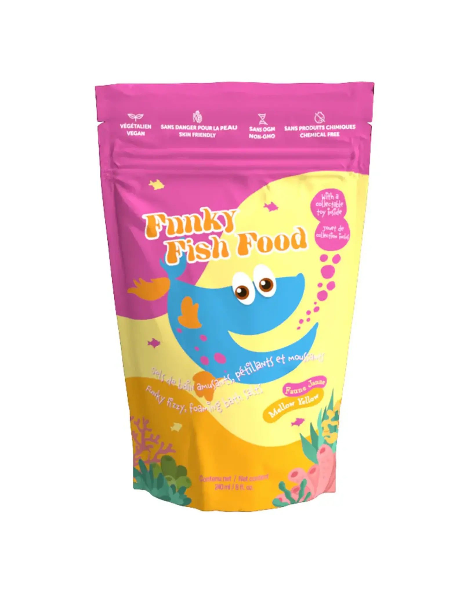 Loot Toys Funky Fish Food - Mellow Yellow