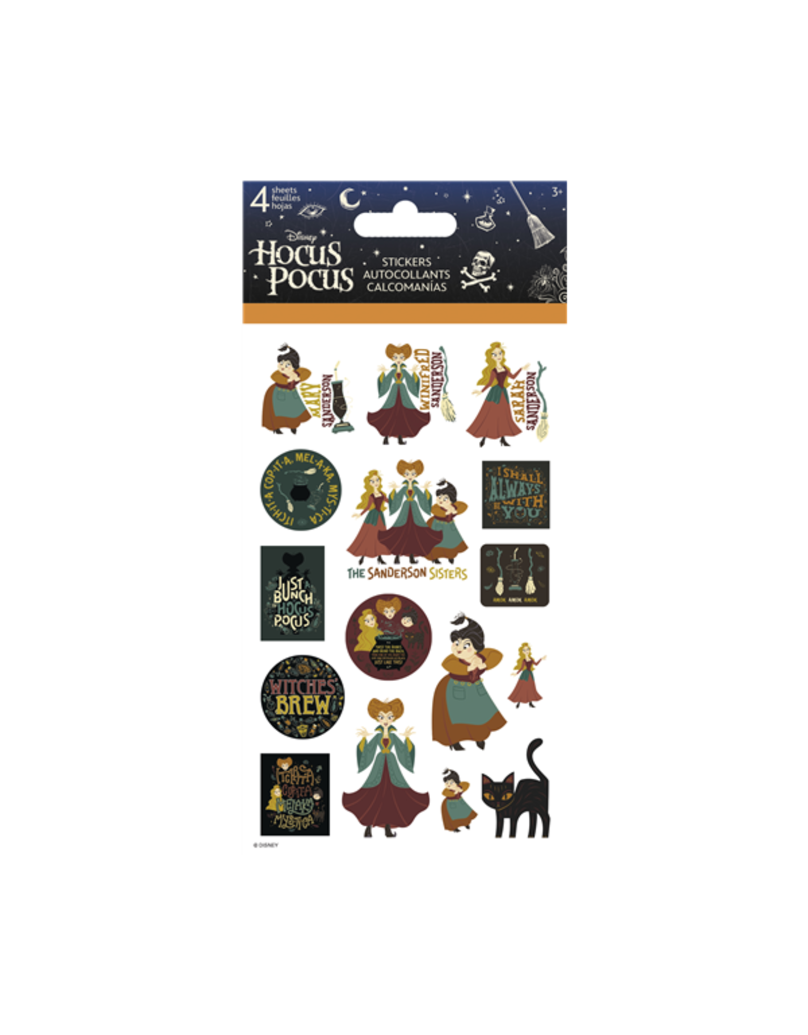 Disney Hocus Pocus Spell on You Stickers