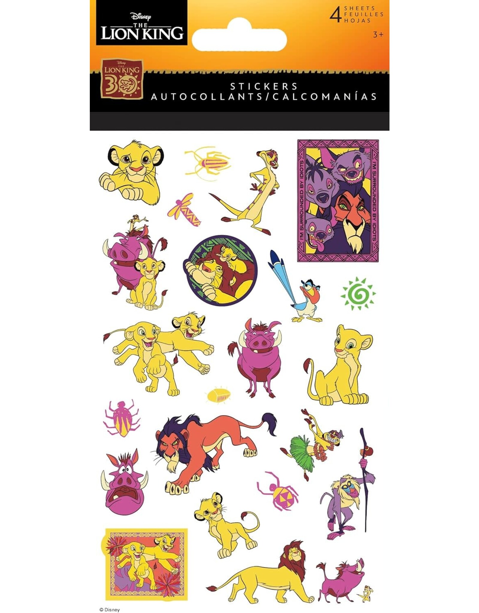 The Lion King 30th Anniversary Stickers