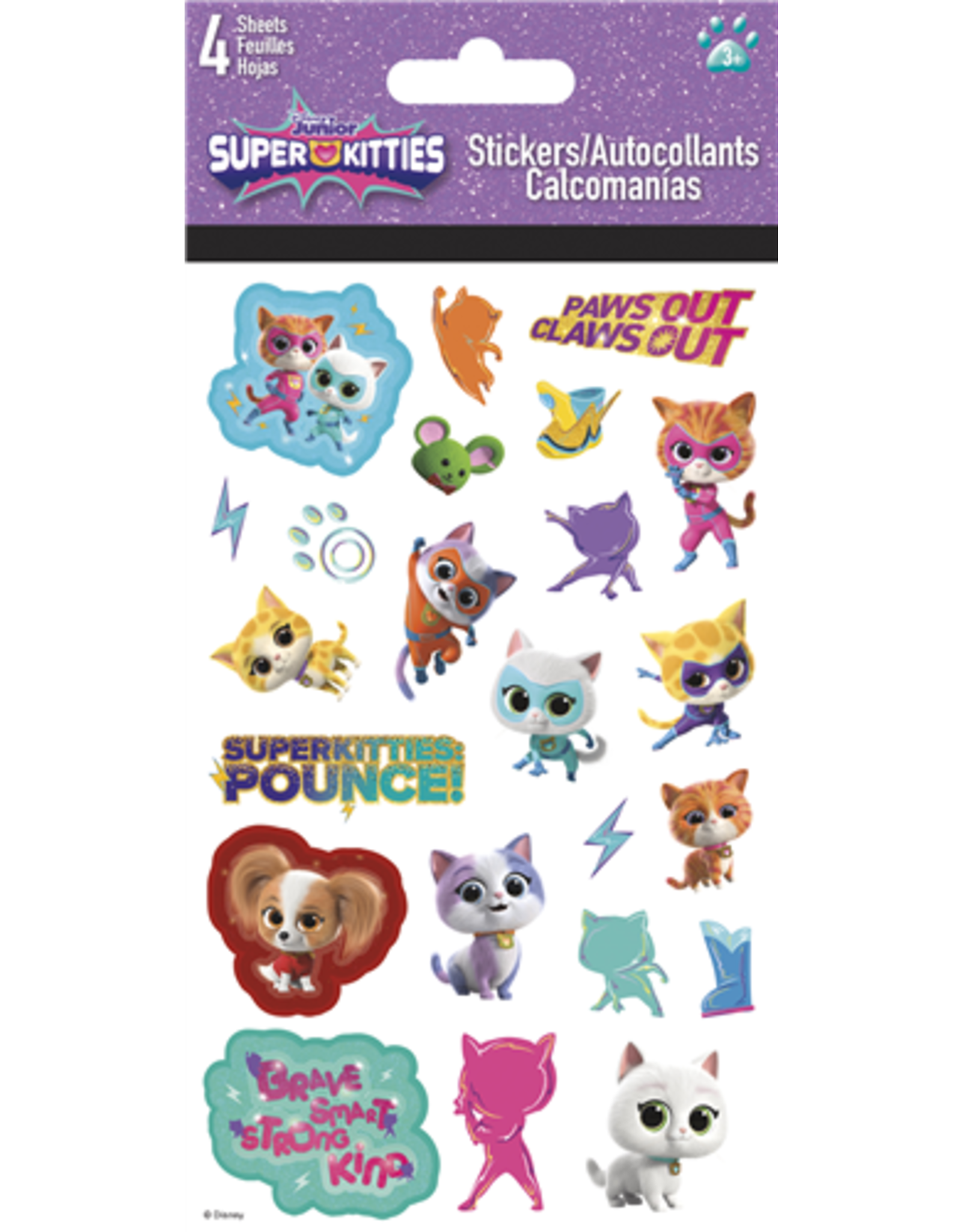 Disney Super Kitties Stickers