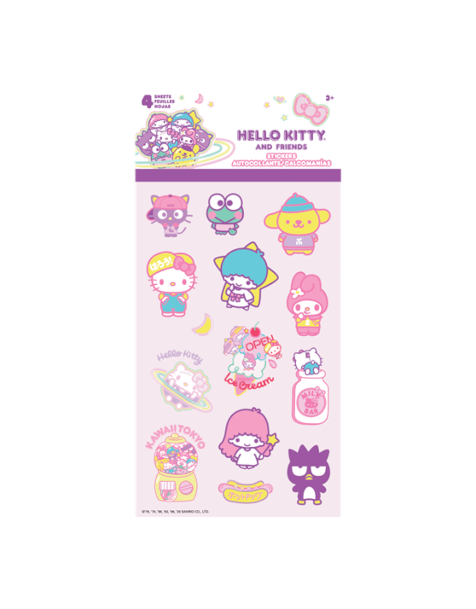 Hello Kitty & Friends Standard Stickers