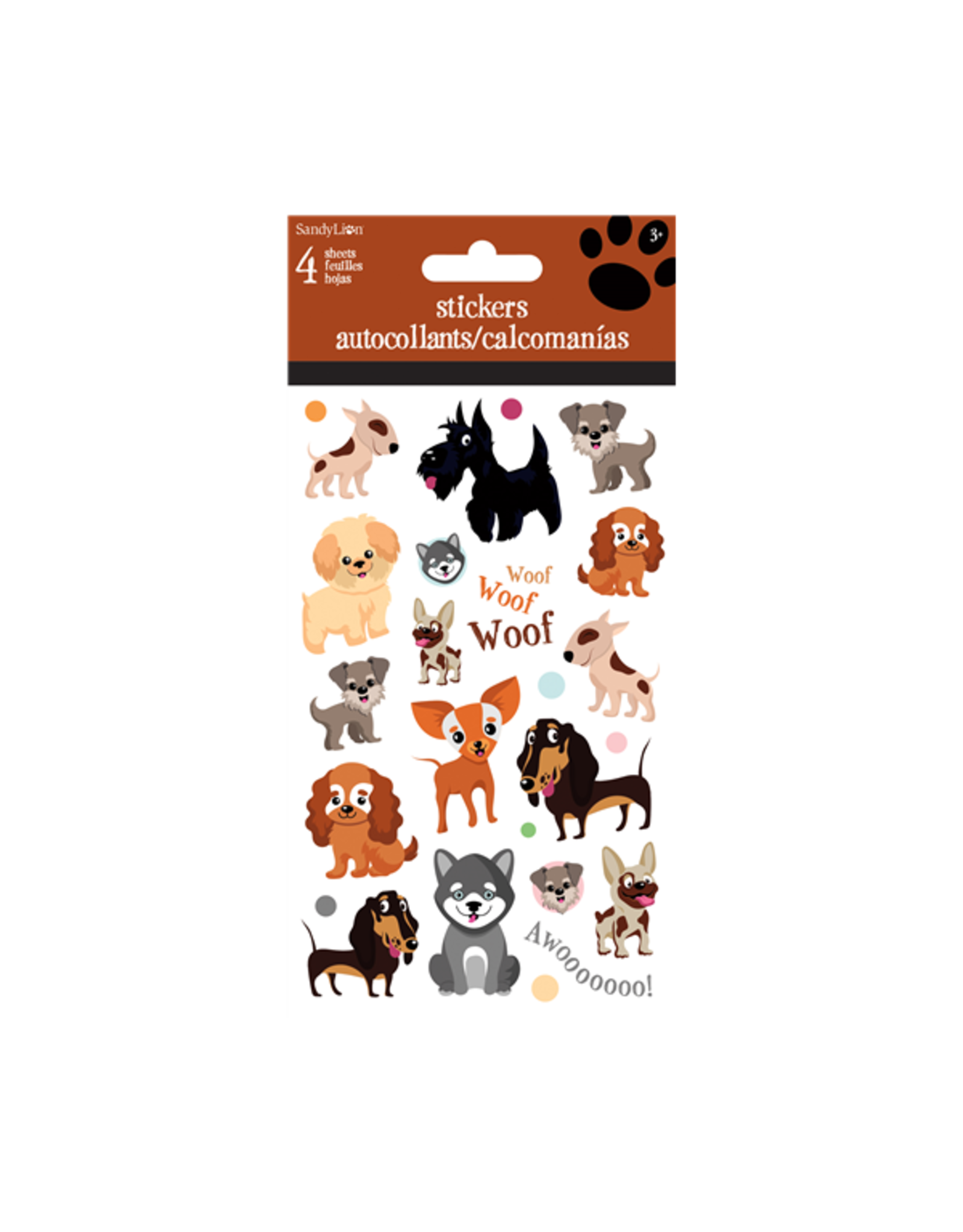 Playful Puppies Stickers