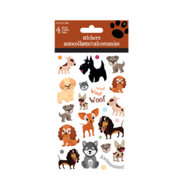 Playful Puppies Stickers