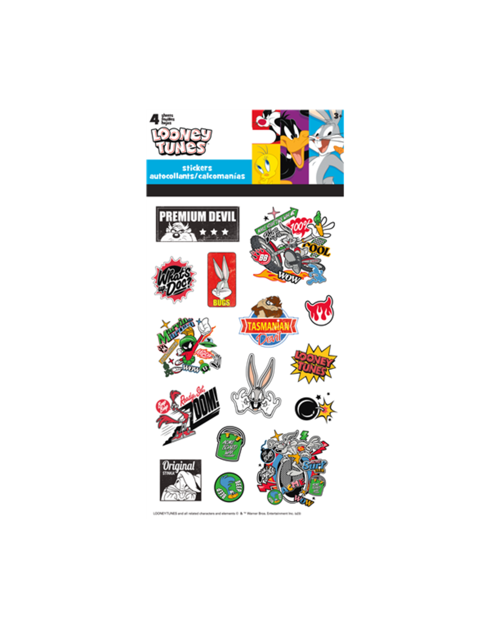 Warner Retro Looney Tunes Stickers