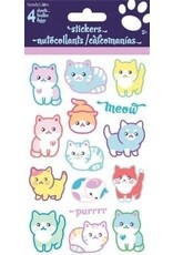 Chibi Animals - Cats Stickers