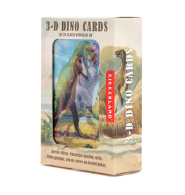 Kikkerland 3-D Dinosaur Cards