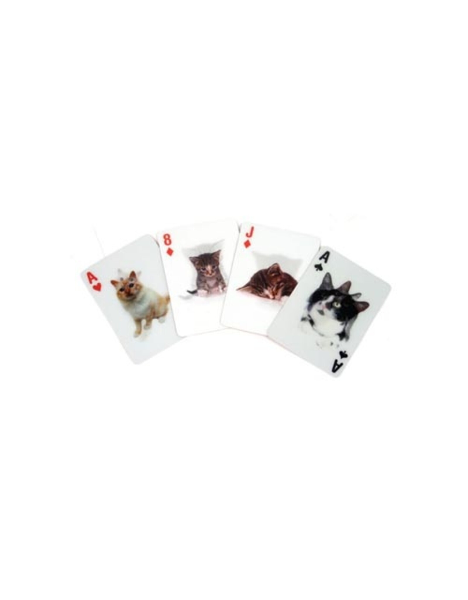 Kikkerland 3-D Cats Playing Cards