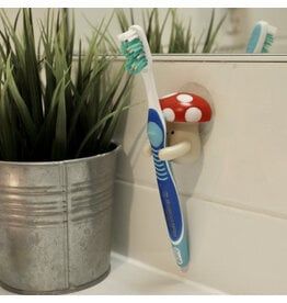 Kikkerland MUSHROOM TOOTHBRUSH HOLDER