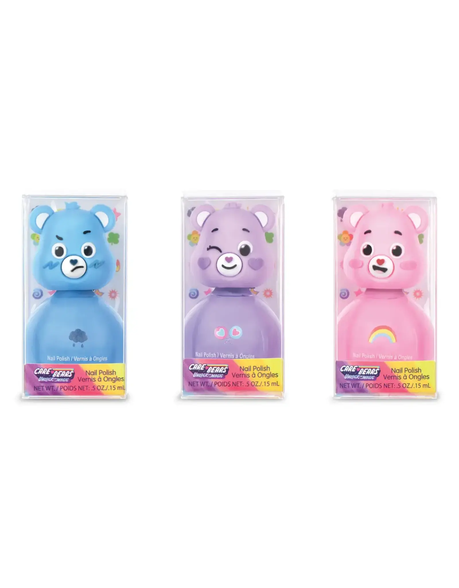 Iscream Care Bears Nail Polish and Stickers Assorted