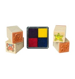 Wooden Stamp Set - Ocean