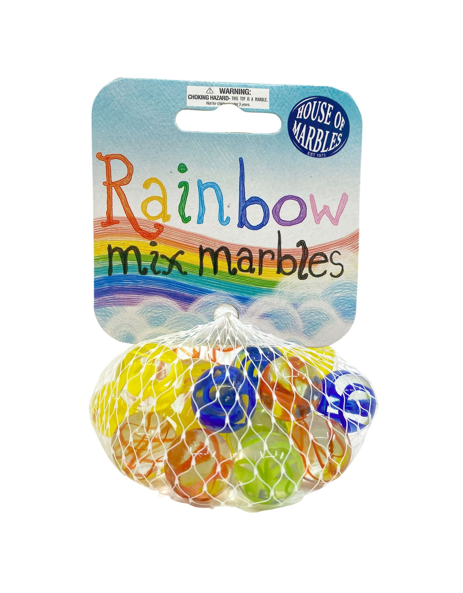 House of Marbles Rainbow Mix Net Bag of Marbles