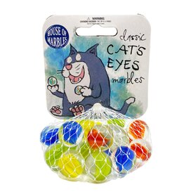 House of Marbles Cat's Eyes Net Bag of Marbles