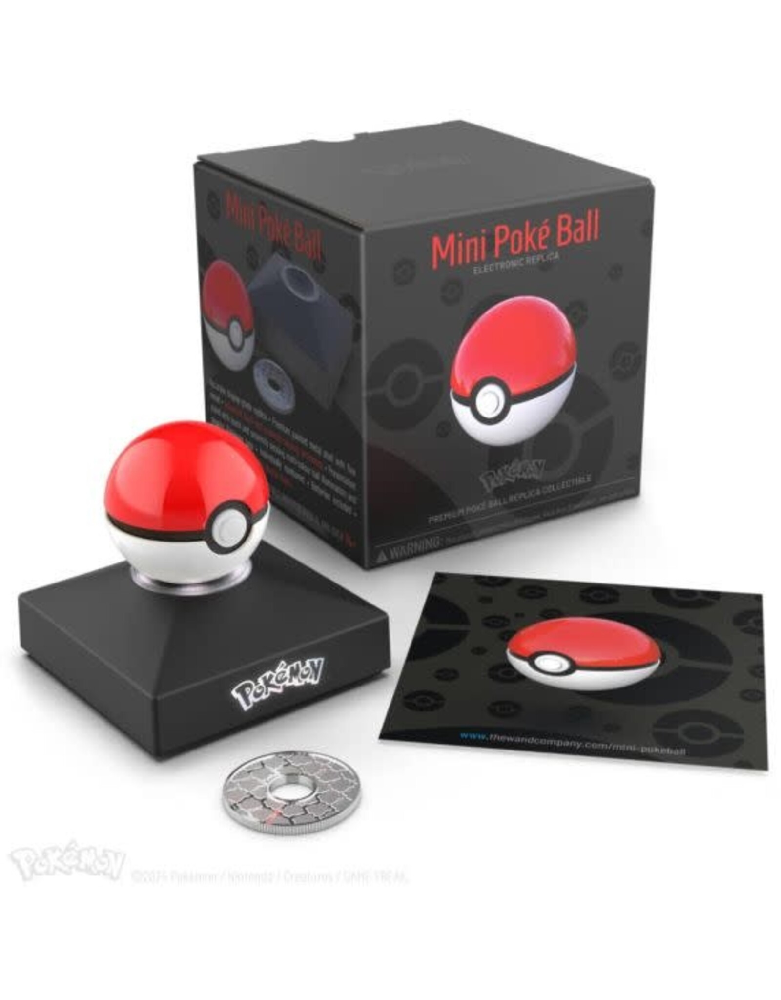 Bioworld The Wand Company - Pokémon Die-Cast Mini Poké Ball Replica