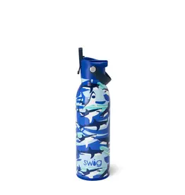 Swig Swig Shark Fin Flip + Sip Bottle (16oz)