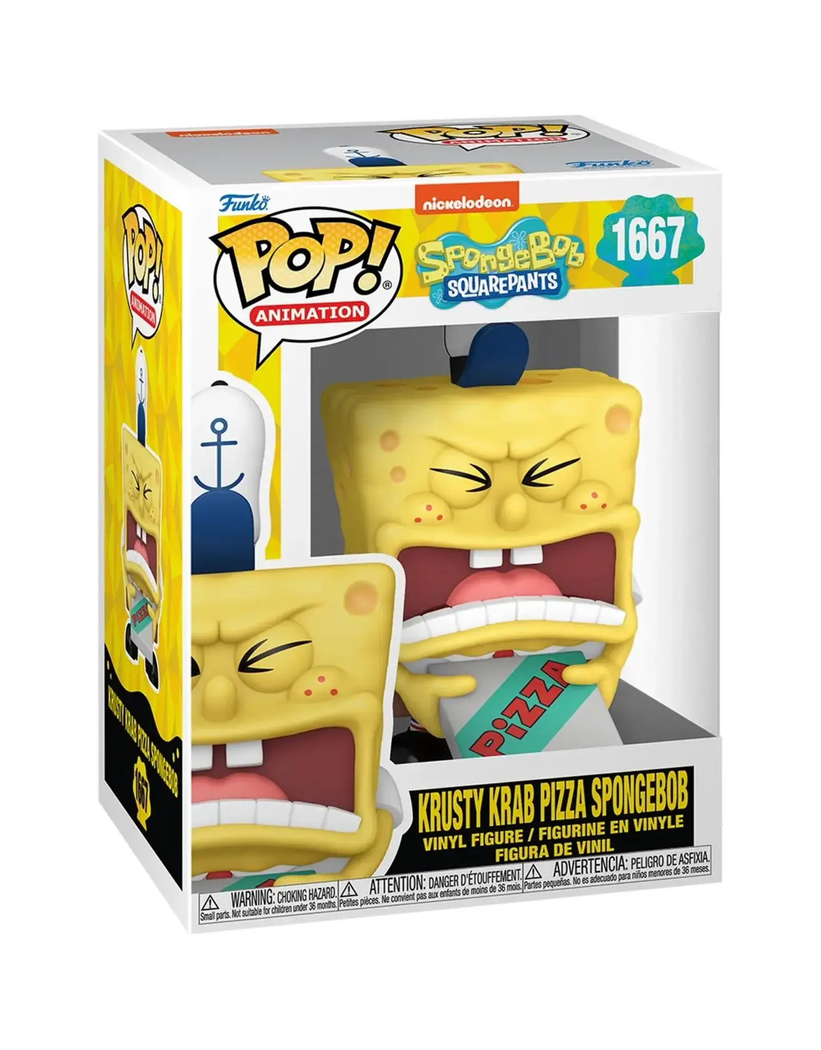 Funko Pop Vinyl Spongebob Squarepants 25th Anniversary - Krusty Krab Pizza Spongebob