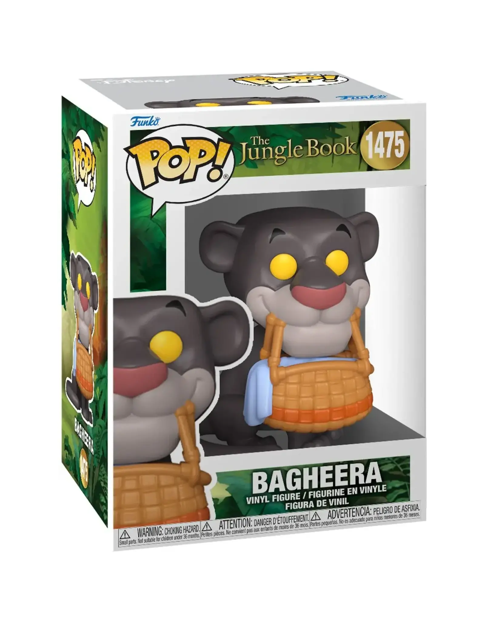 Funko Pop Vinyl The Jungle Book - Bagheera with Basket