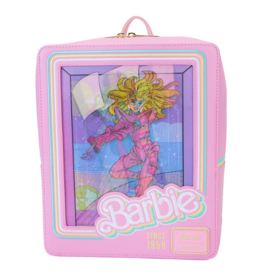 Loungefly Barbie 65th Anniversary Doll Box Triple Lenticular Mini Backpack