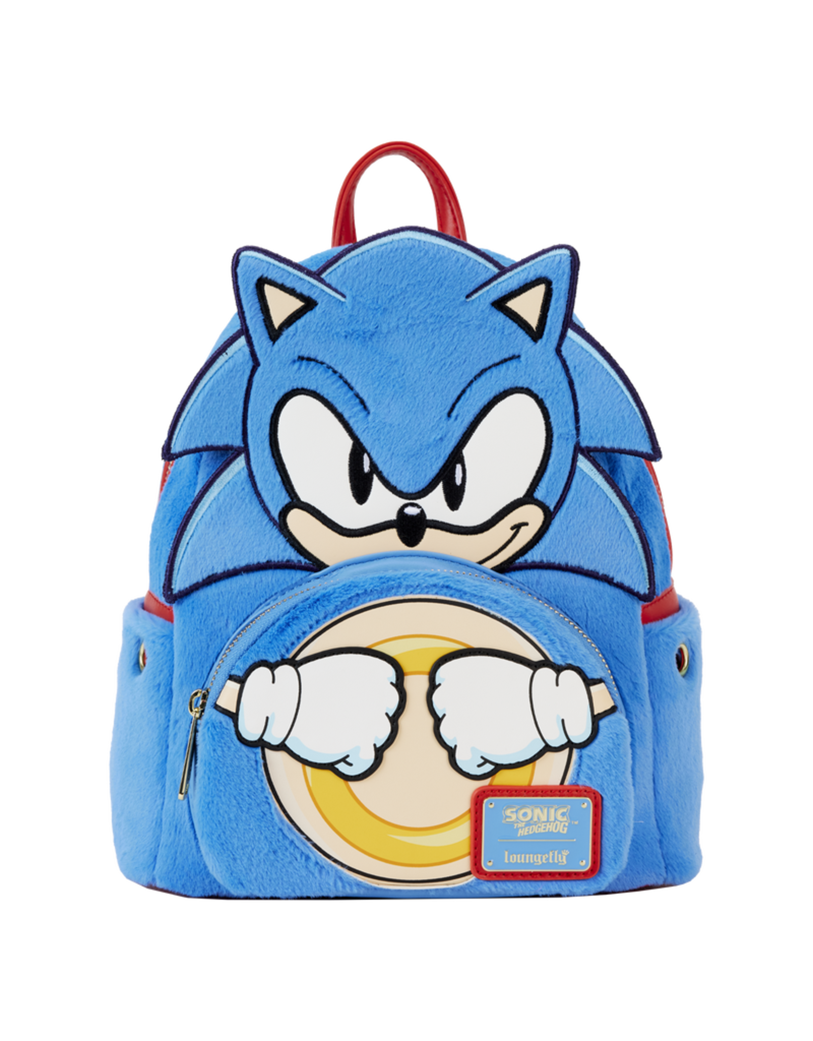 Loungefly Sonic the Hedgehog Classic Cosplay Plush Mini Backpack