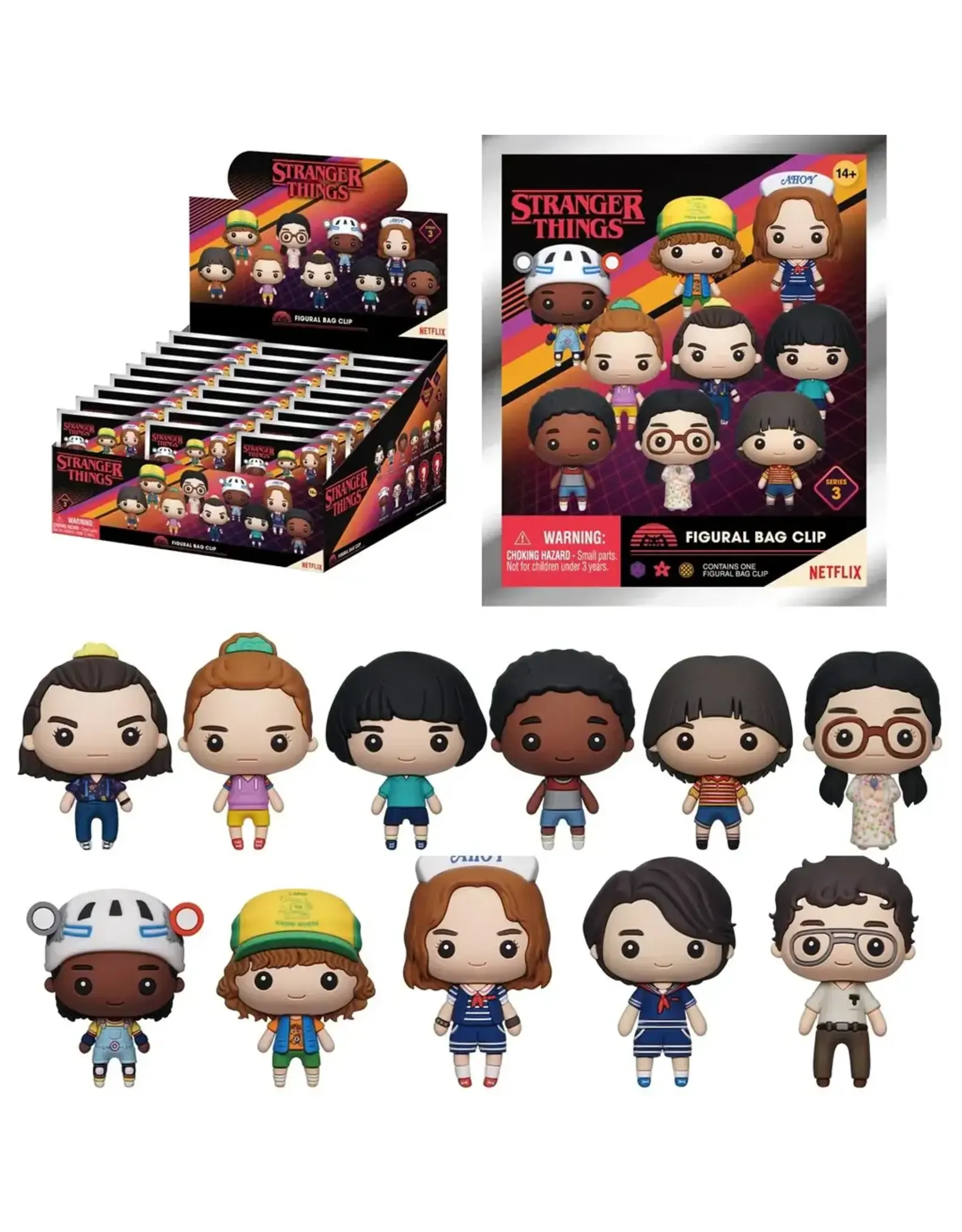 3D Foam Bag Clip Stranger Things Series 3