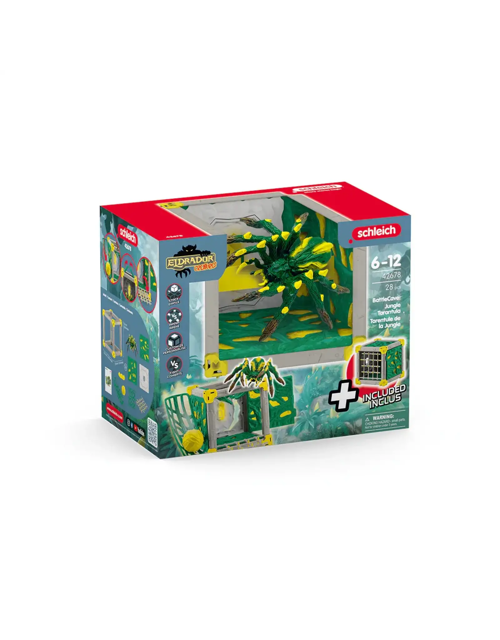 Schleich Eldrador Creatures - BattleCave Jungle Tarantula