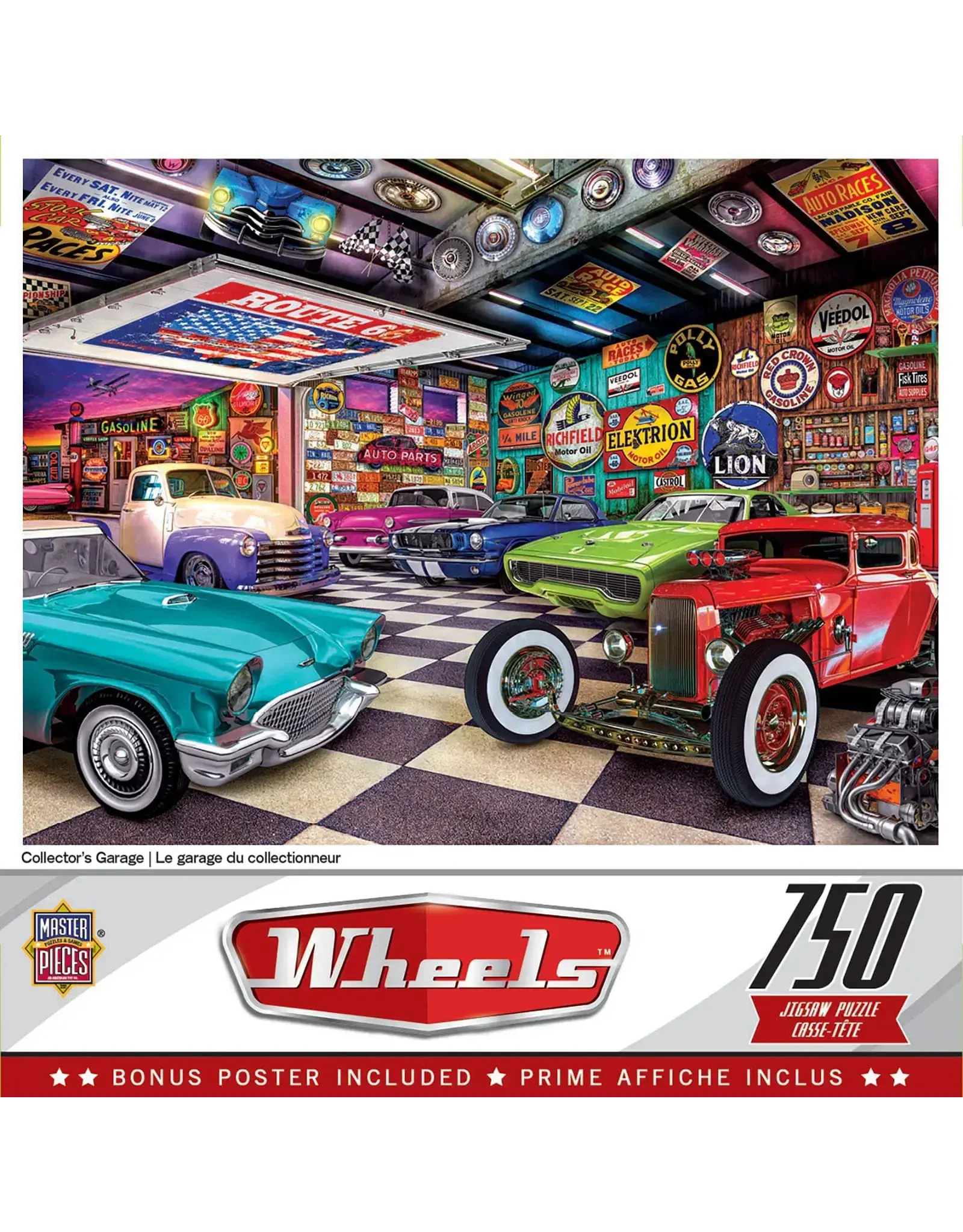 Master Pieces Wheels - Collector's Garage 750pc