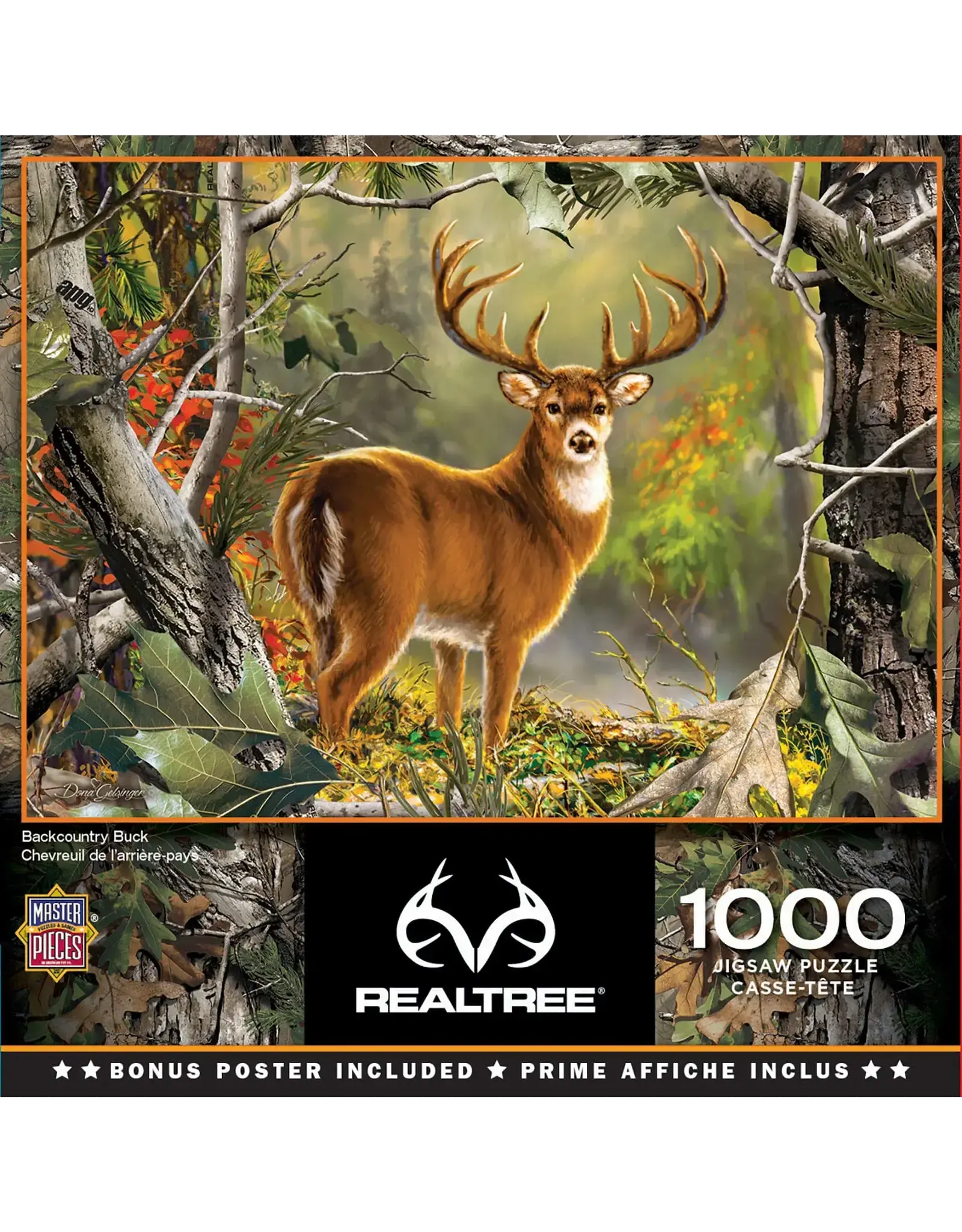 Master Pieces RealTree - Backcountry Buck 1000 pc Puzzle