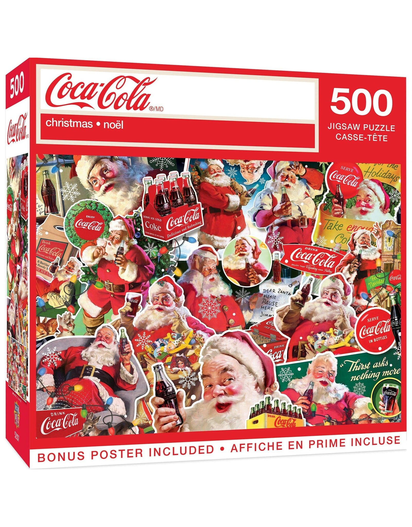 Master Pieces Coca Cola Holiday 500pc