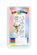 Living Royal Woodland Animal Colouring Socks