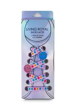 Living Royal Colour Happy Shoe Laces and Charm Set