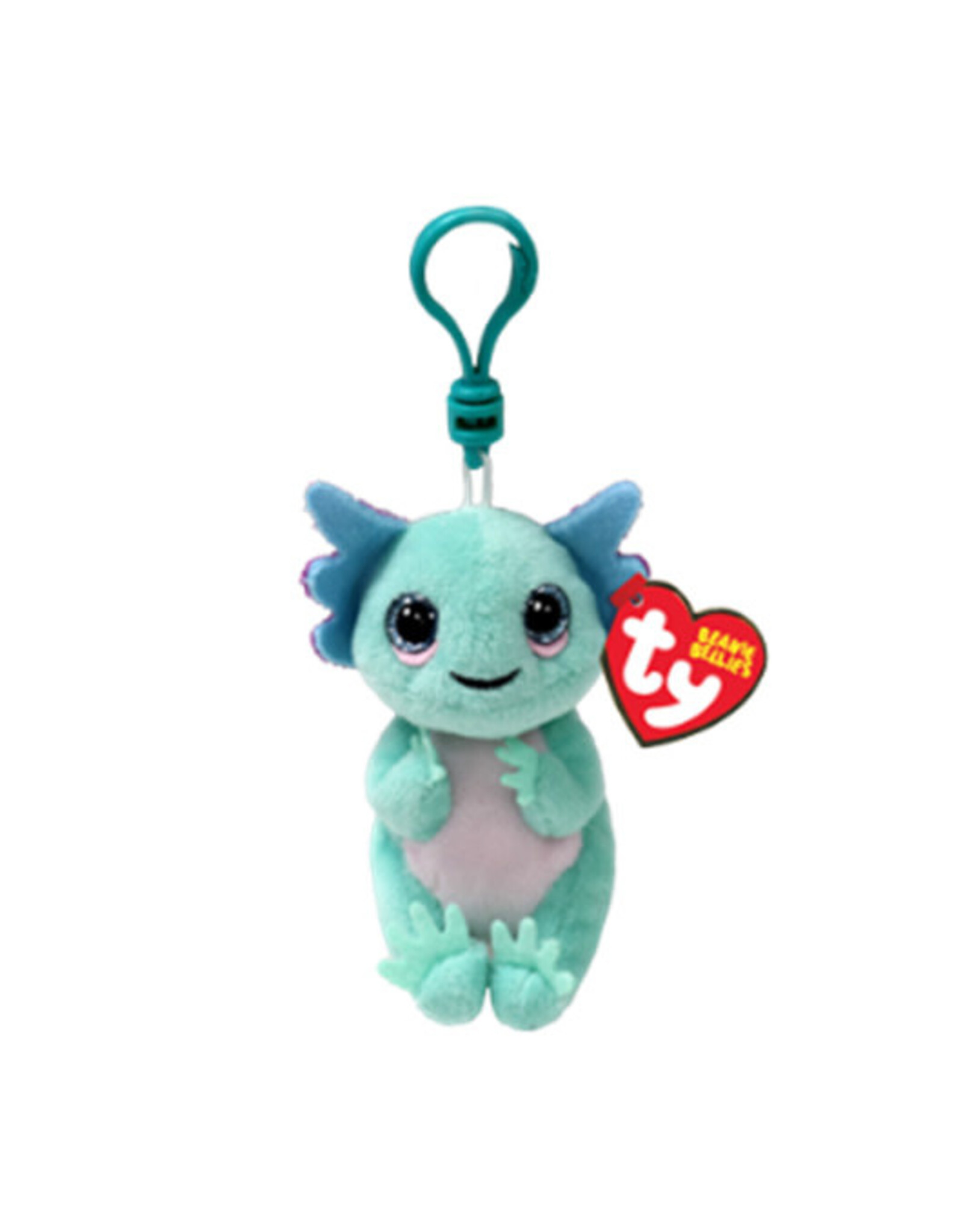 Ty Beanie Bellies Clip - Alex Pastel Axolotl