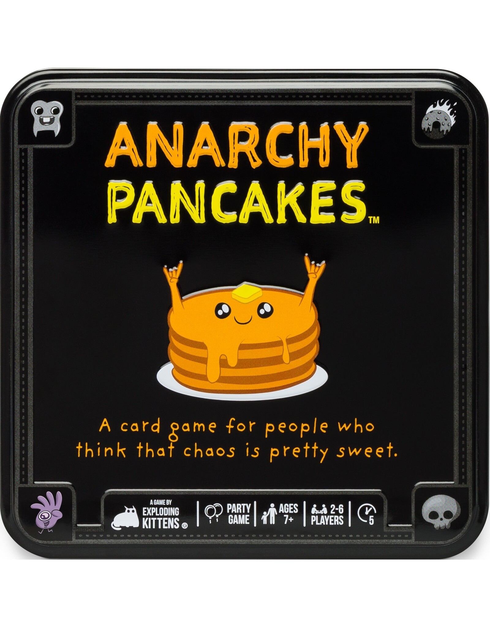 Exploding Kittens Anarchy Pancakes Tin Edition
