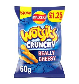 Walkers Wotsits Crunchy Really Cheesy Flavour 60g (British)