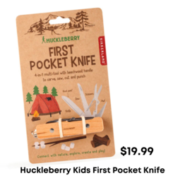 Kikkerland Huckleberry Pocket Knife