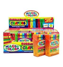 World’s Magic Colors Bubble Gum Crayons