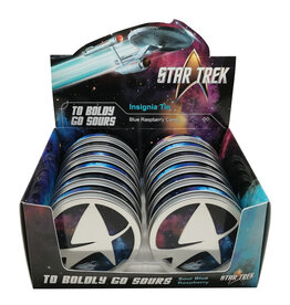 Star Trek Insignia Sour Blue Raspberry Candy