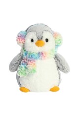 Aurora PomPom Penguin - 9" Pom Pom Rainbow Muffs