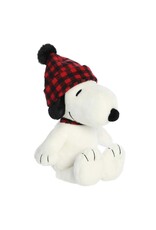 Aurora Peanuts - 11" Winter Plaid Snoopy