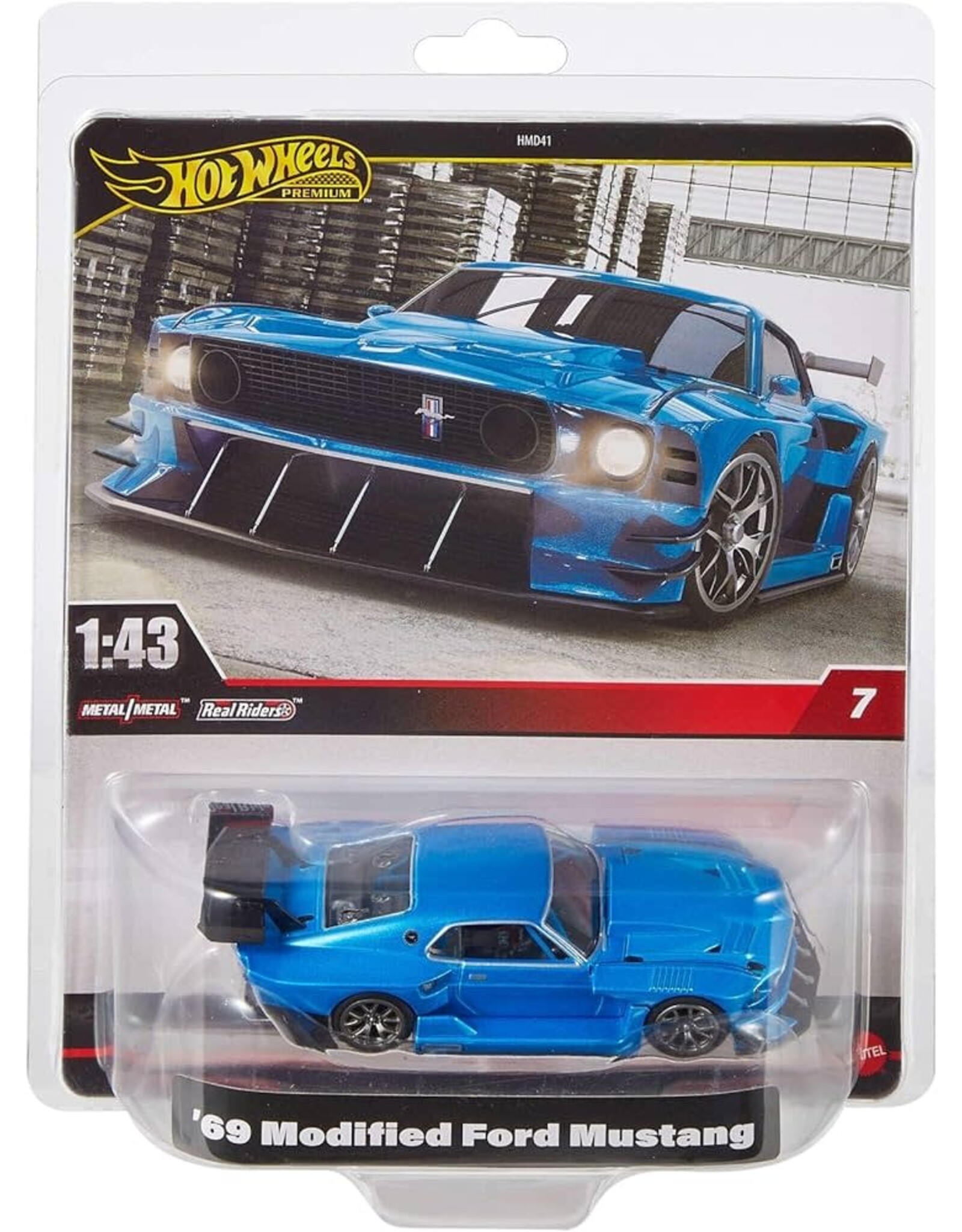 Mattel Hot Wheels Premium 1:43 Scale - '69 Modified Ford Mustang