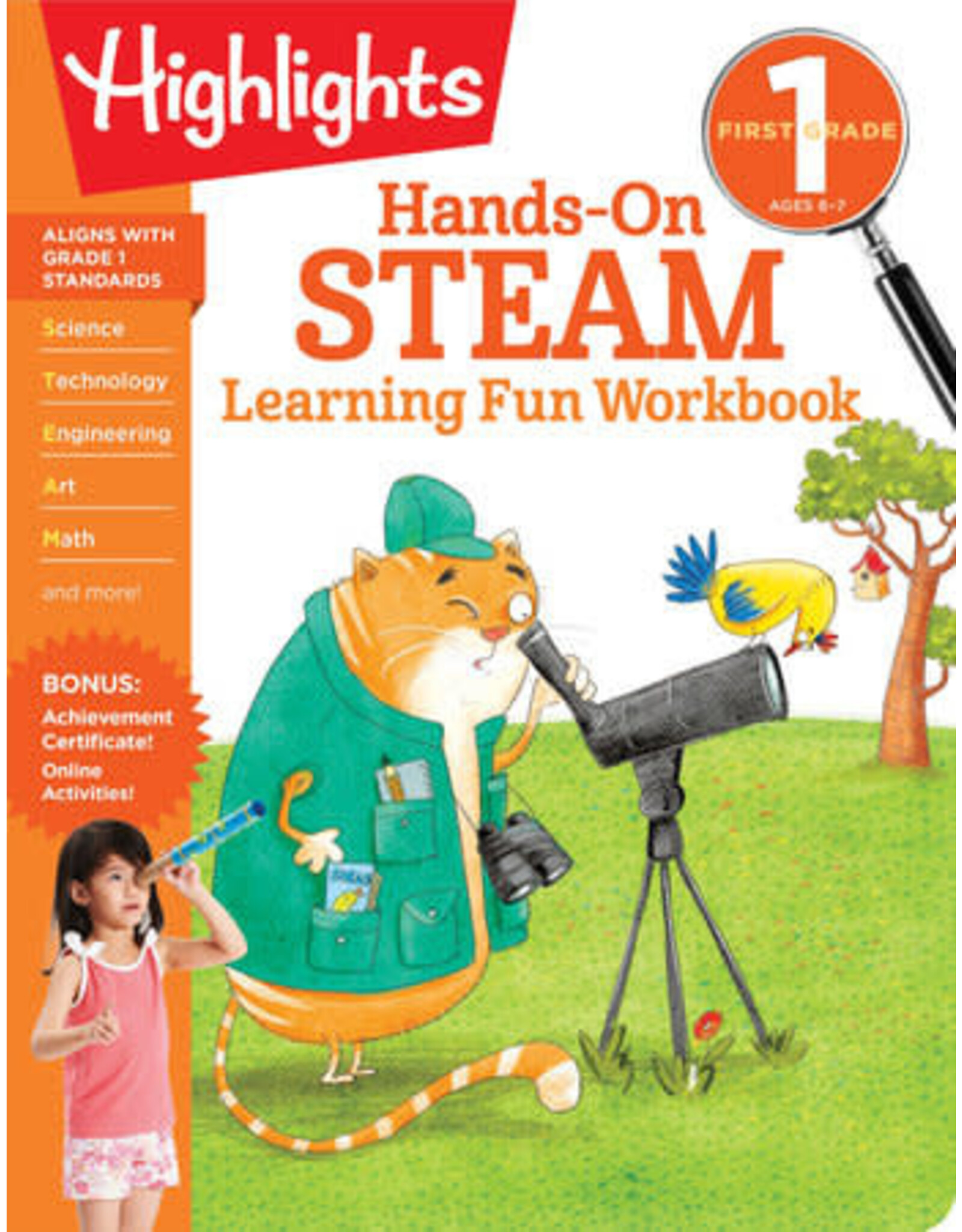 Highlights Highlights First Grade Hands-On STEAM Learning Fun Workbook