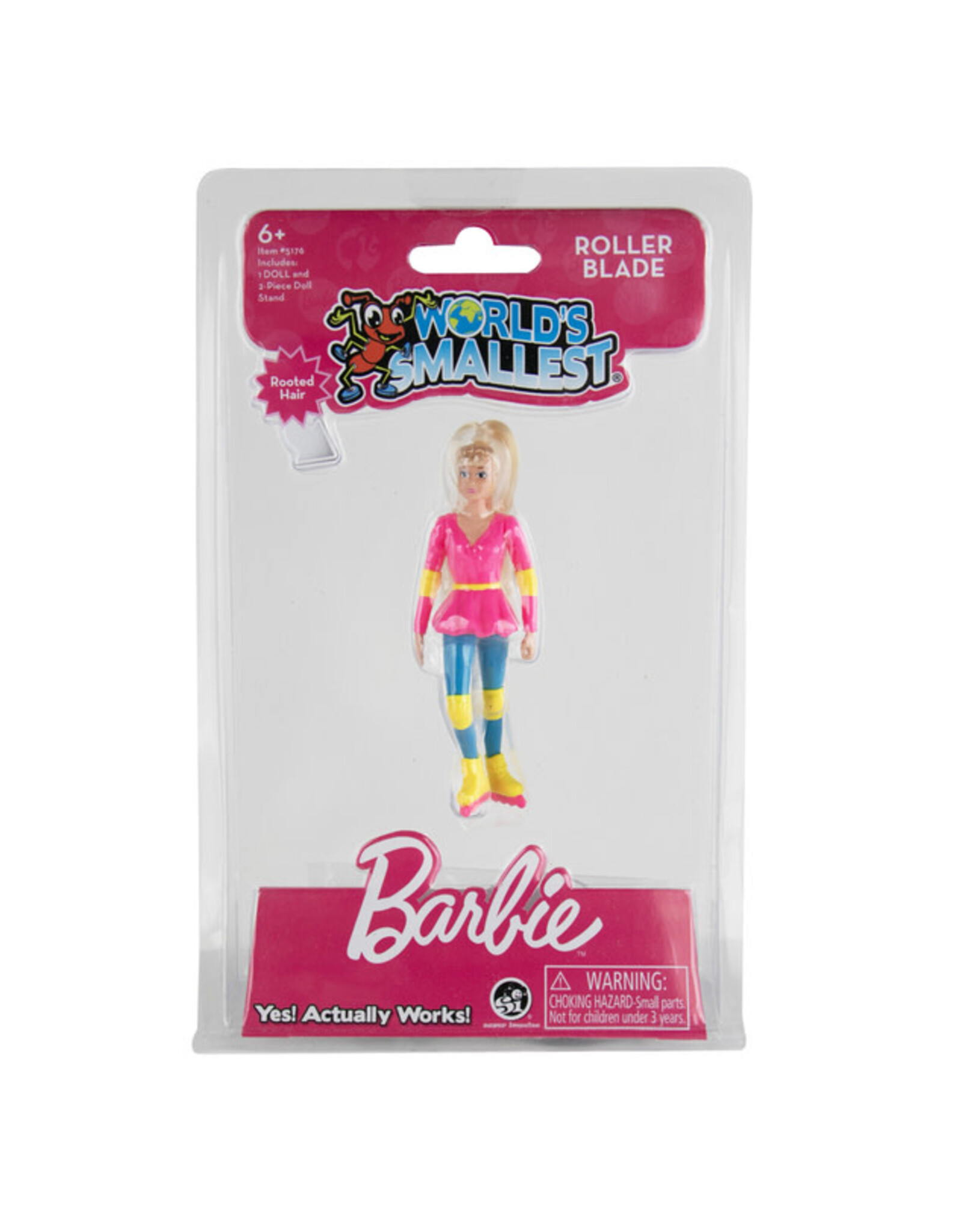 World's Smallest Posable Barbie (Roller & Cowgirl) Assorted