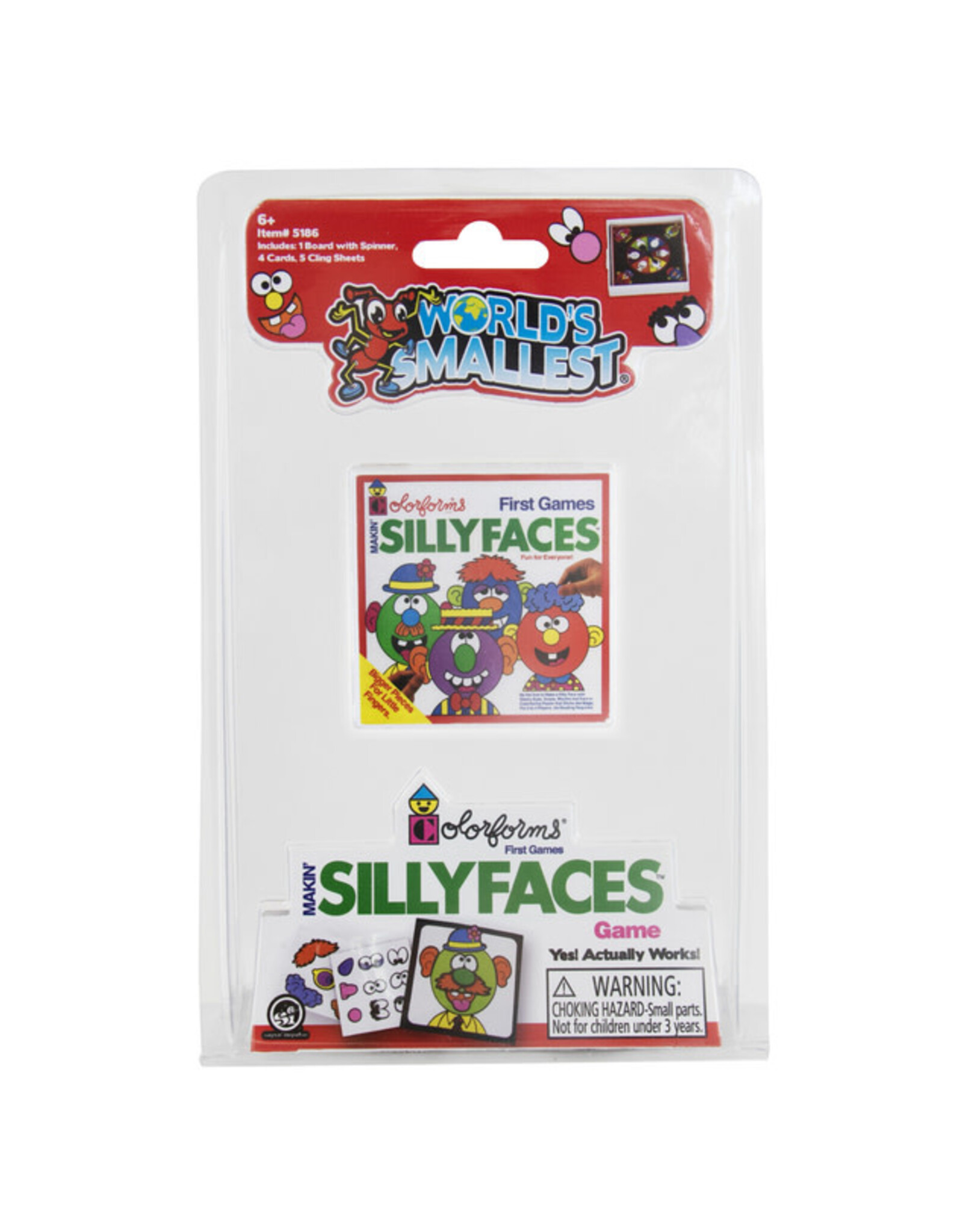 World's Smallest World's Smallest Colorforms - Silly Faces