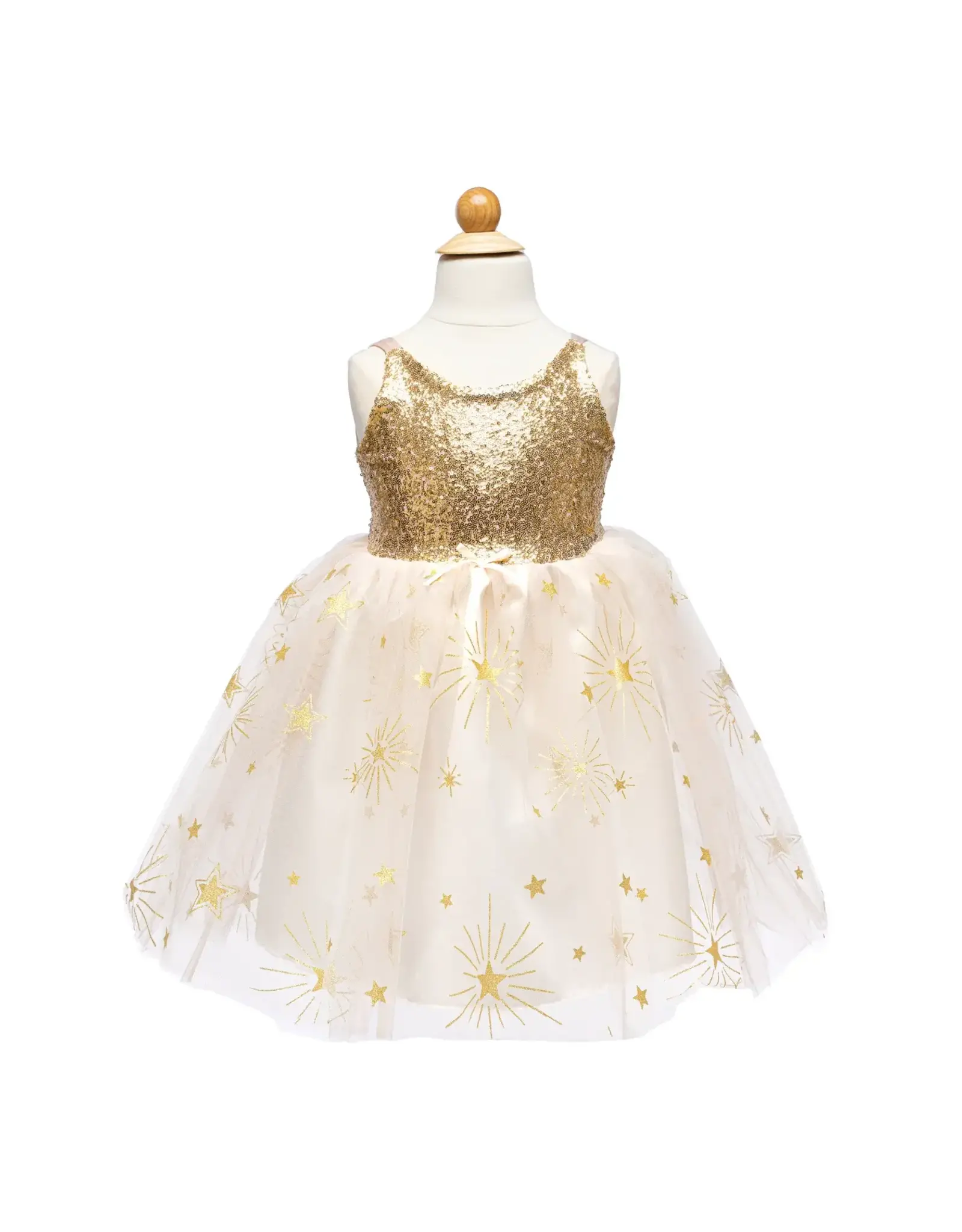 Great Pretenders Golden Glam Party Dress, Size 3/4