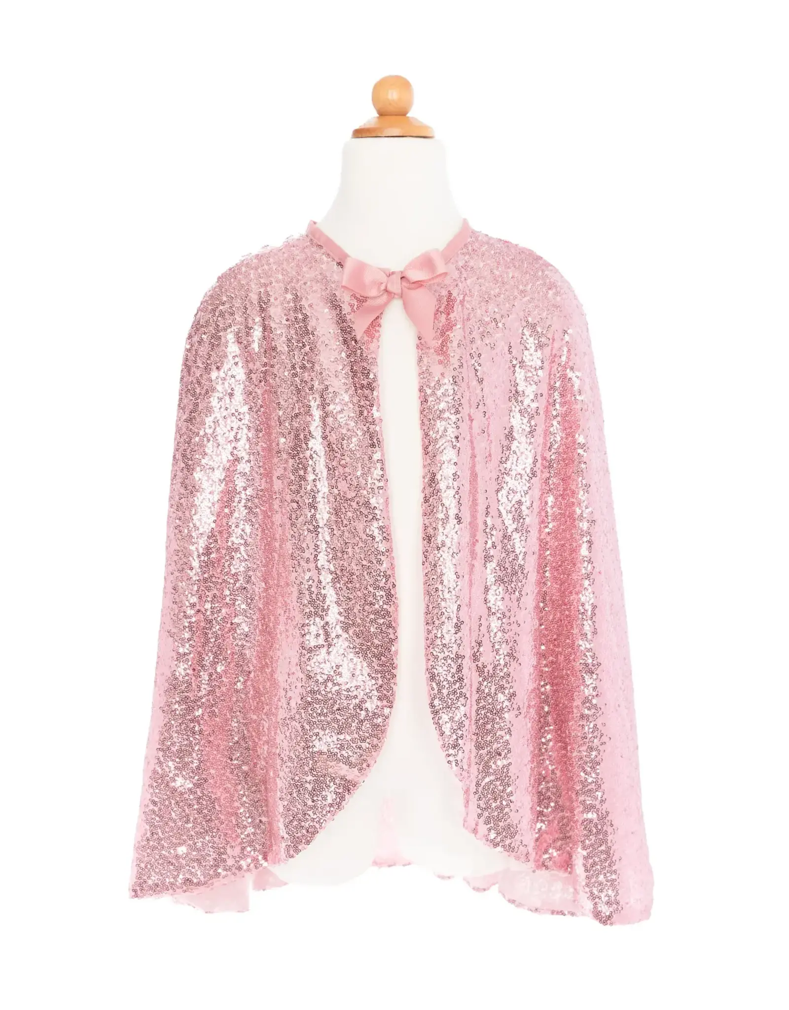 Great Pretenders Precious Pink Sequins Cape, Size 5/6