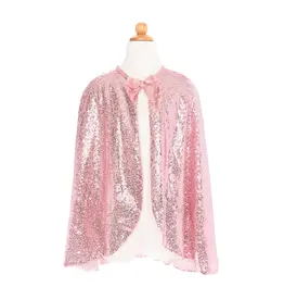 Great Pretenders Precious Pink Sequins Cape, Size 5/6