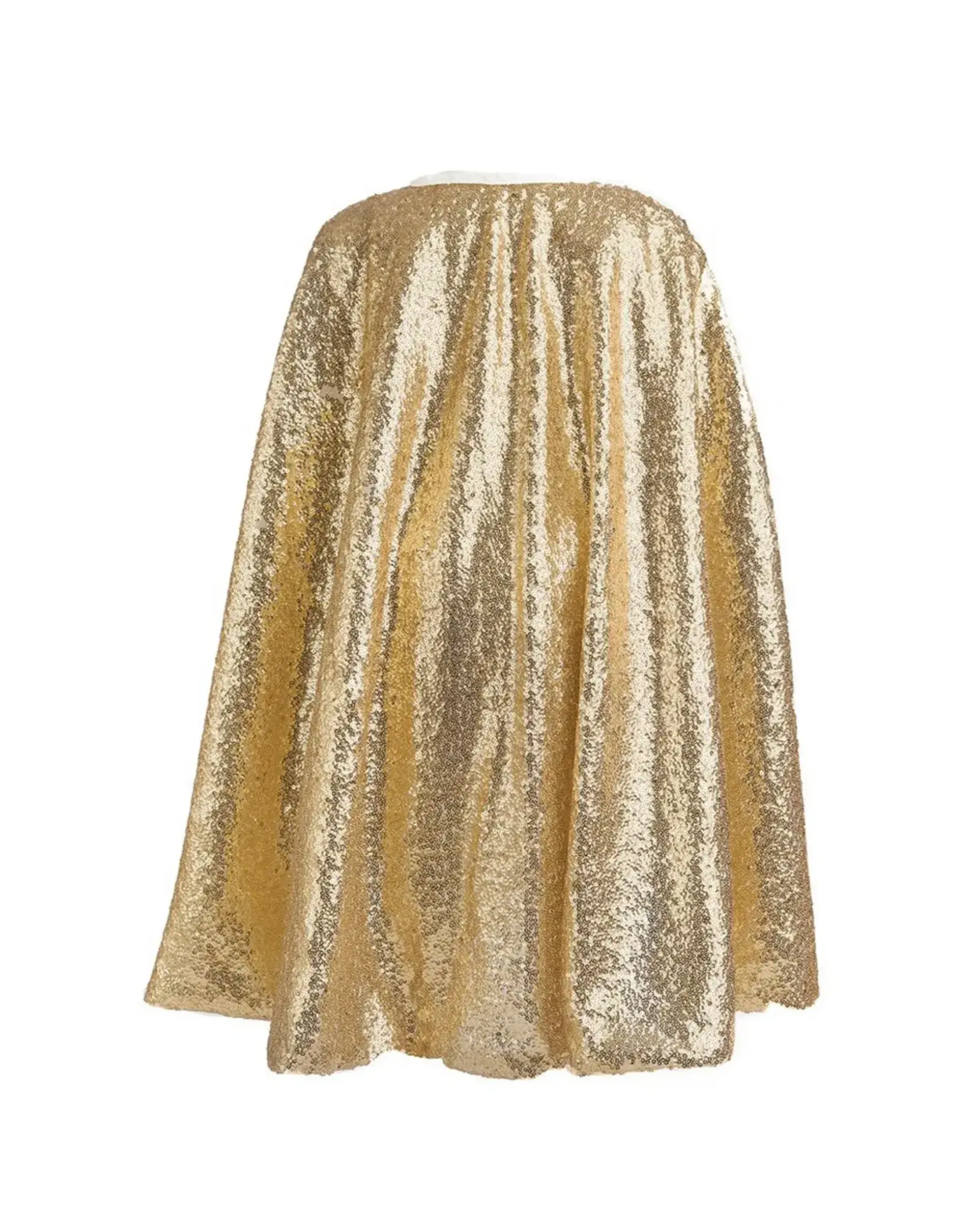 Great Pretenders Gracious Gold Sequins Cape, Size 5/6