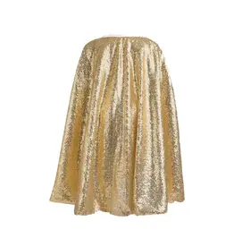Great Pretenders Gracious Gold Sequins Cape, Size 5/6